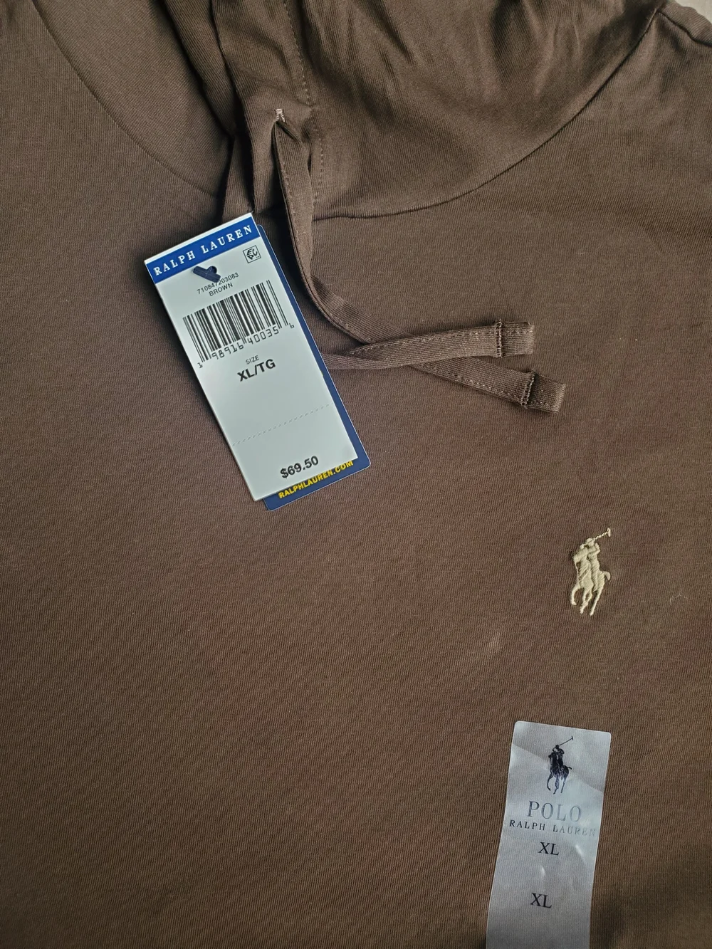 Polo by Ralph Lauren Dark Brown Hooded Pullover